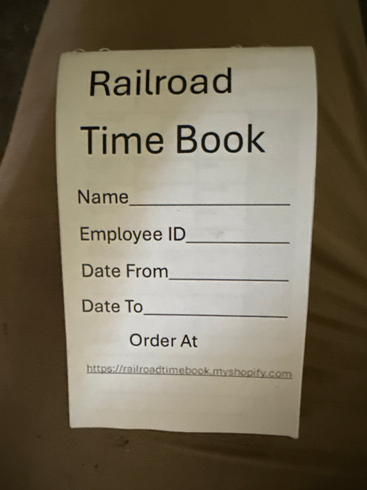 Railroad Time Book